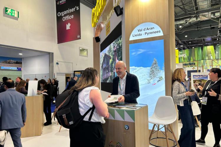 El turismo del Pirineo y las Terres de Lleida se promocionan en la World Travel Market de Londres