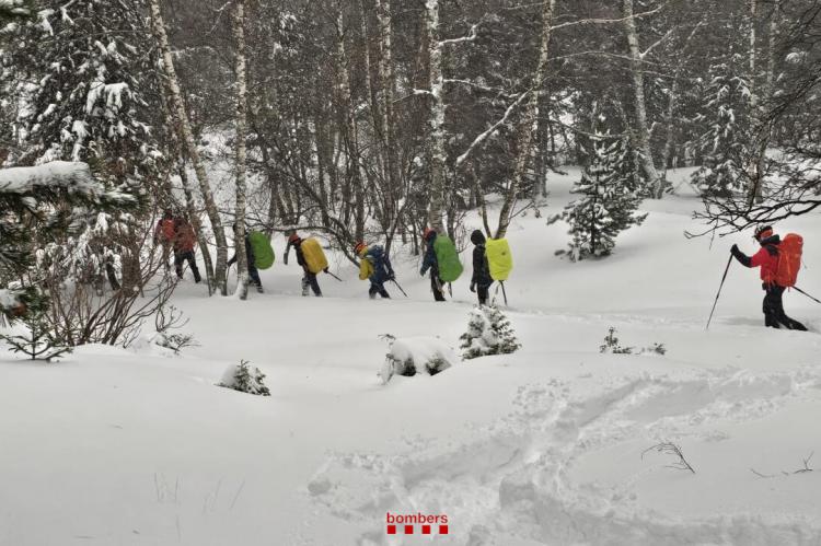 Rescatados seis jóvenes tras 48 horas desaparecidos en el Pirineo catalán