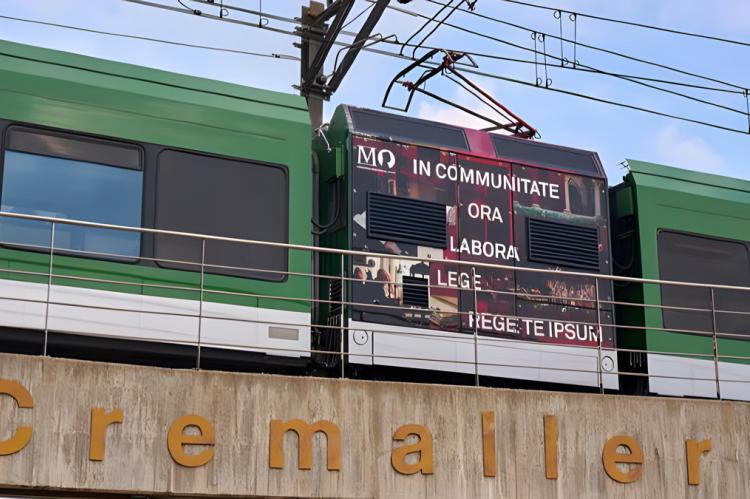 Ferrocarrils vinila el Cremallera de Montserrat con motivo del Milenario