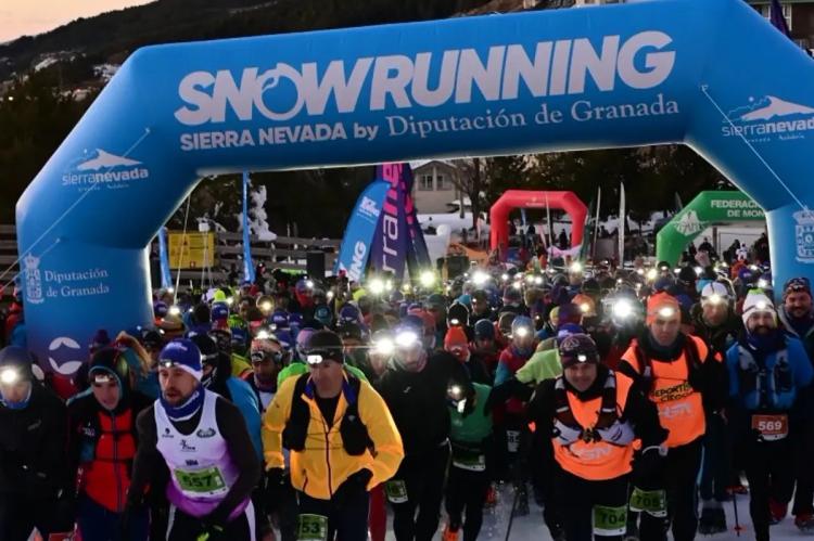 Silvia Lara y Diego Díaz, imbatibles en el Snowrunning Sierra Nevada