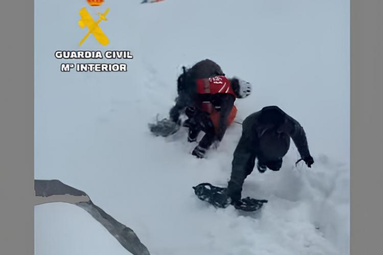 Rescatan a cuatro senderistas sorprendidos por una tormenta de granizo en Ordesa
