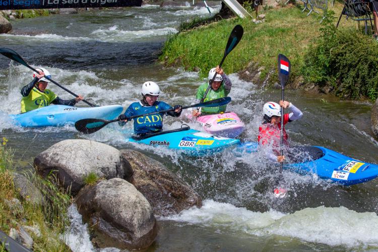 El Parc Olímpic del Segre vibra con las victorias de Lazkano y Ochoa
