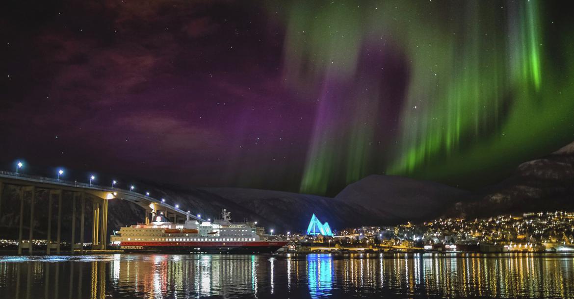 Auroras Boreales. Tromso. Fuente foto www.visitnorway.es