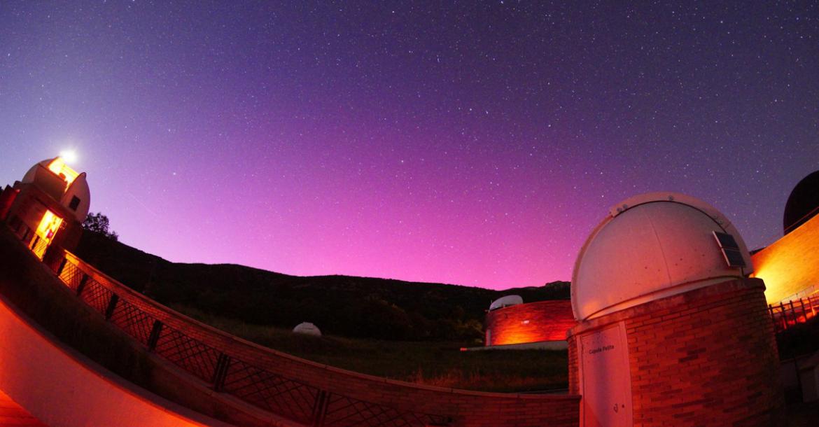 El Parc Astronòmic del Montsec maravillado por una Aurora Boreal de proporciones históricas