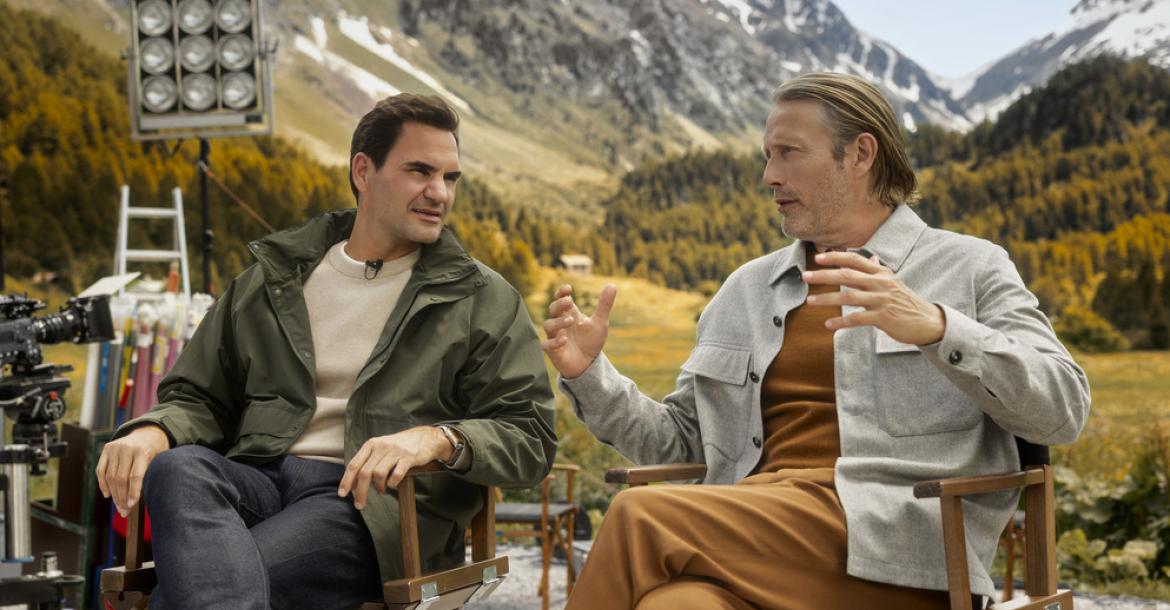 Roger Federer y el "malo" de James Bond en un viaje sensorial por Suiza en otoño